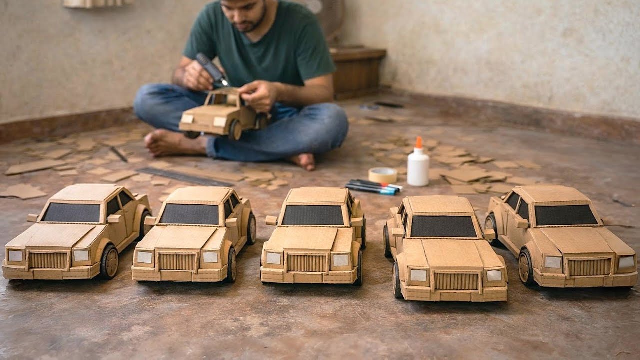Car From Cardboard | Full Making Process