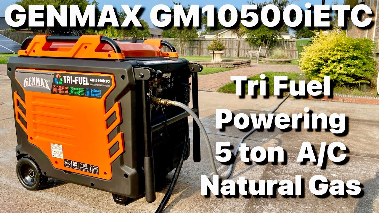 Инверторный генератор GENMAX GM10500iETC TRI Fuel с 5-тонным переменным током — ЛУЧШЕ, чем резерв...