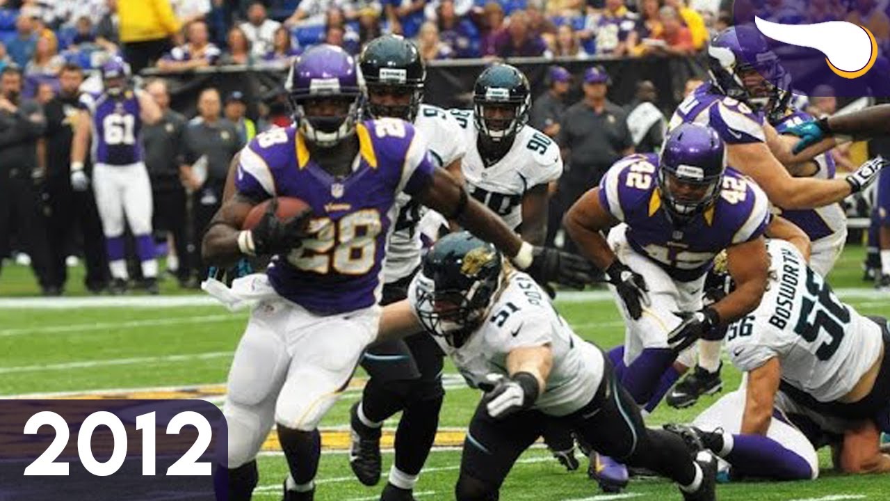 AP Begins Epic Comeback Season - Jaguars vs. Vikings (Week 1, 2012) Classic Highlights