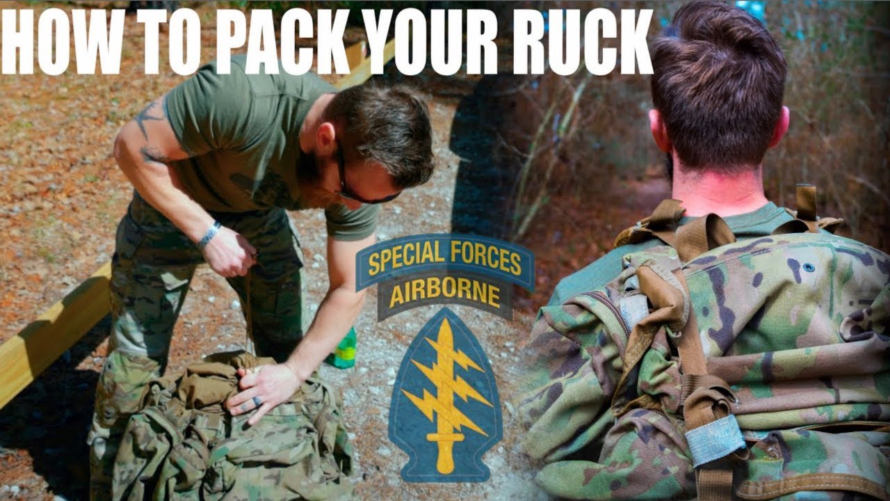 Как упаковать рюкзак: подготовка SFAS | Green Beret