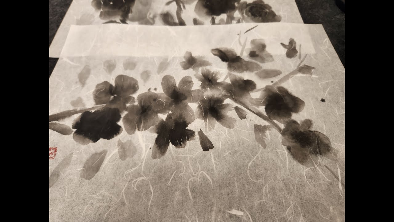 Exploring Sumi e Ink
