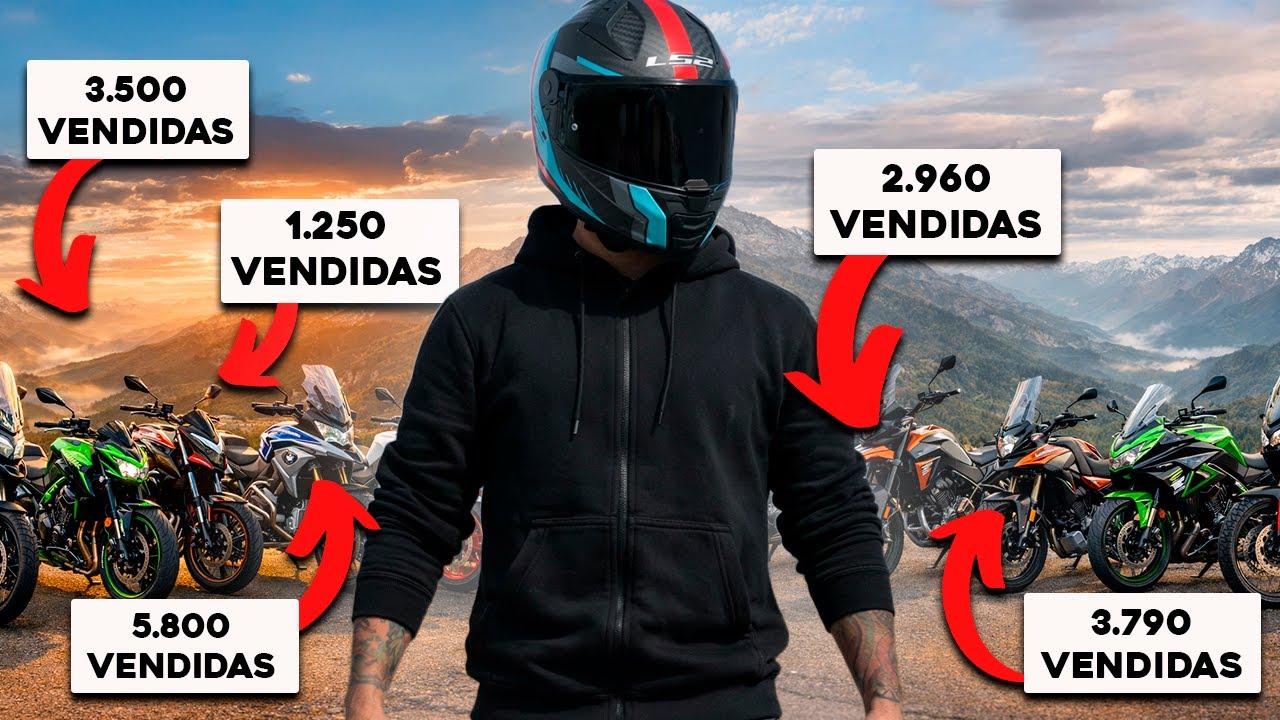 Este es el TOP MOTOS más VENDIDAS en España