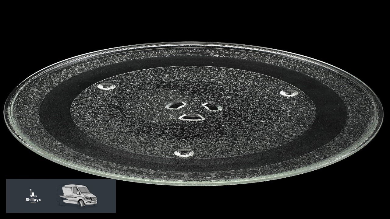 12.5 inch(318MM) Microwave Turntable Plate Microwave Cooking Tray Compatible for GE