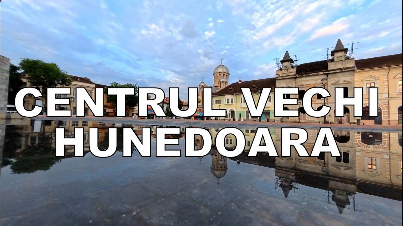 Seară de toamnă &icirc;n Centrul vechi din Hunedoara