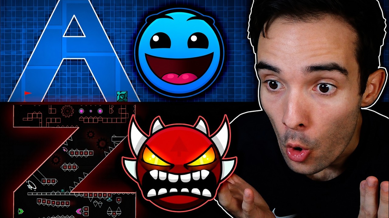 ЕСЛИ БЫ АЛФАВИТ БЫЛ СЛОЖНЫМ... (Geometry Dash)