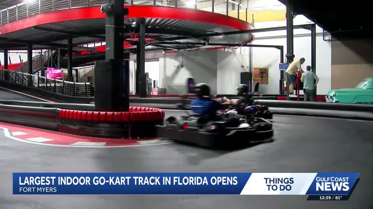 FastTrax opens Florida's largest indoor go-kart track in Fort Myers
