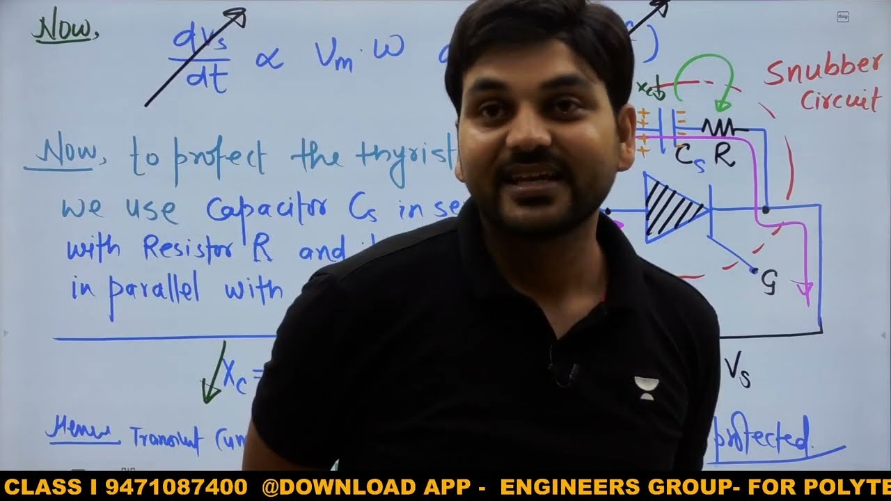 dv/dt Protection of Thyristor I Power Electronics I Engineers Group I Diploma semester
