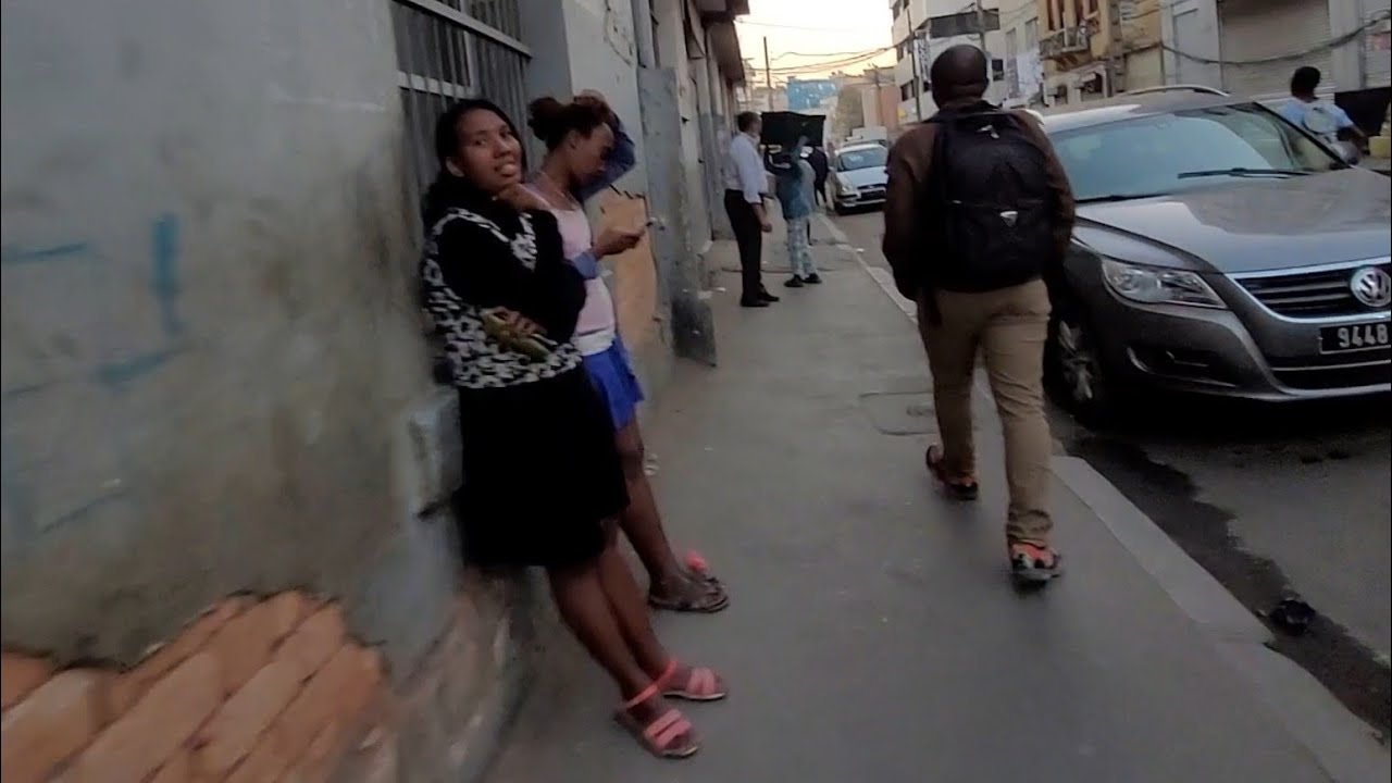 Antananarivo Madagascar walkabout in the market area