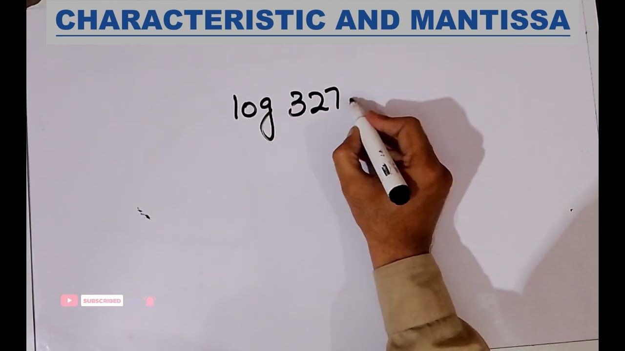 Characteristic and Mantissa | Easy Explanation with Examples
