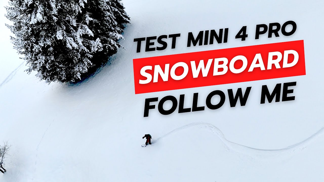 Test DJI Mini 4 Pro in Snowboard - Splitboard tour con Follow me