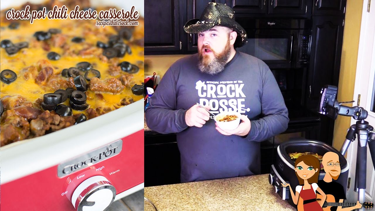 Crock Pot Chili Cheese Casserole