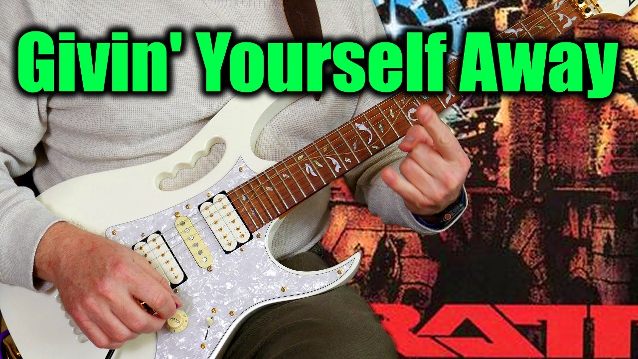 Ratt - Givin' Yourself Away GUIITAR COVER #guitar