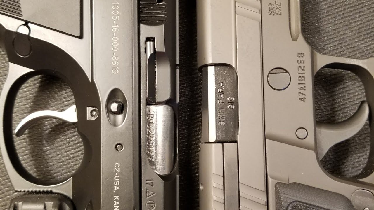 Sig P226 Legion vs Cajun Gun Works CZ P01
