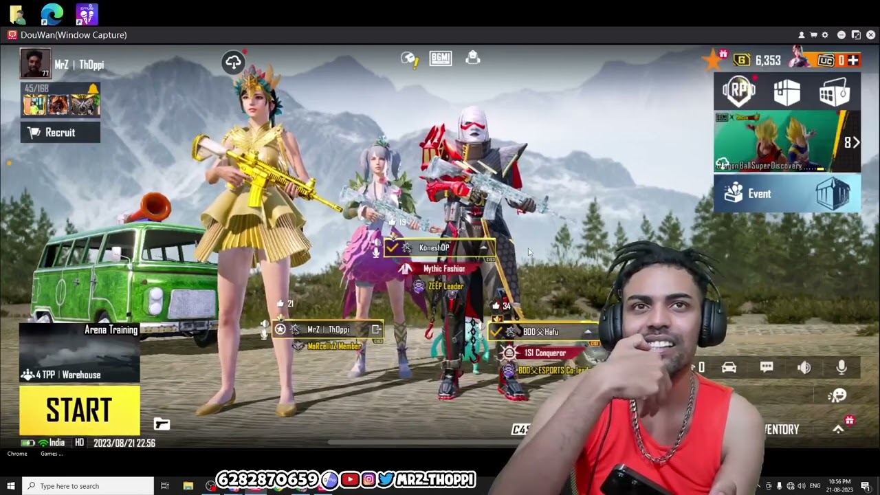 Mrz thoppi new loco live🔥 തൊപ്പിക്ക് first match ൽ തന്നെ chicken dinner 🔥