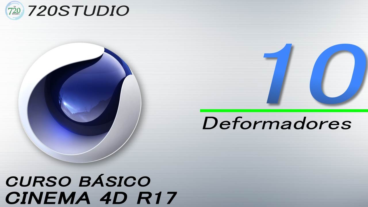 Cinema 4D R17 - Deformadores - Tutorial Básico 10 - En Español