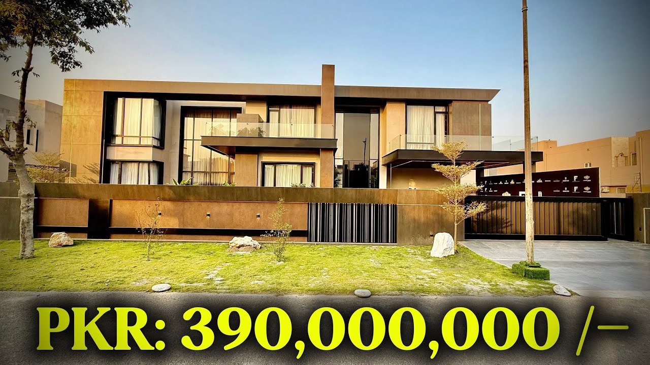 Ultra Luxury 2 Kanal House for Sale in DHA Phase 6 | Mazhar Munir Design | Near Raya Golf Course