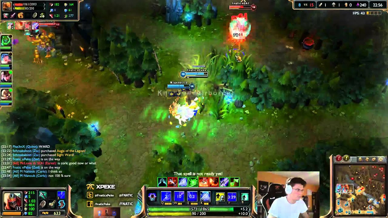 xPeke vs Soaz - Zed vs Lee Sin - mid «Beast» (Challenger)
