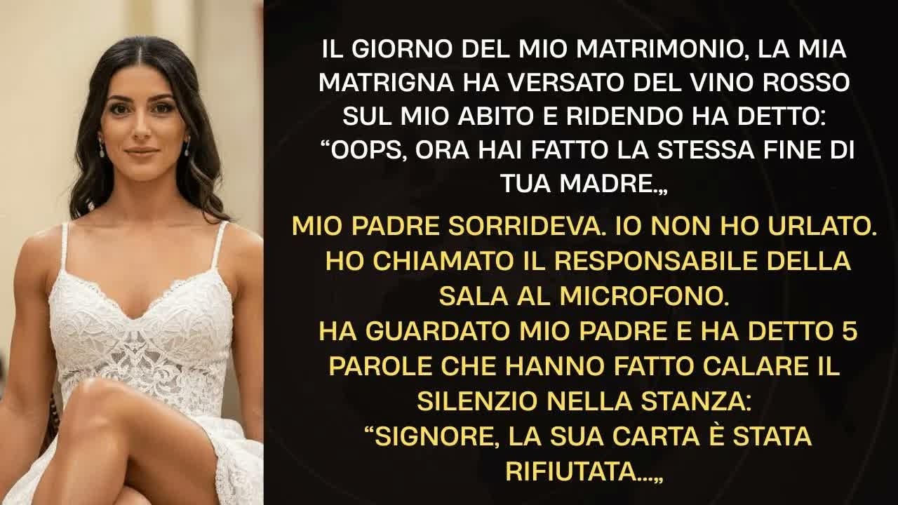 Mi Ha Versato il Vino sull Abito da Sposa    Non Sapeva del Segreto Milionario di Mamma