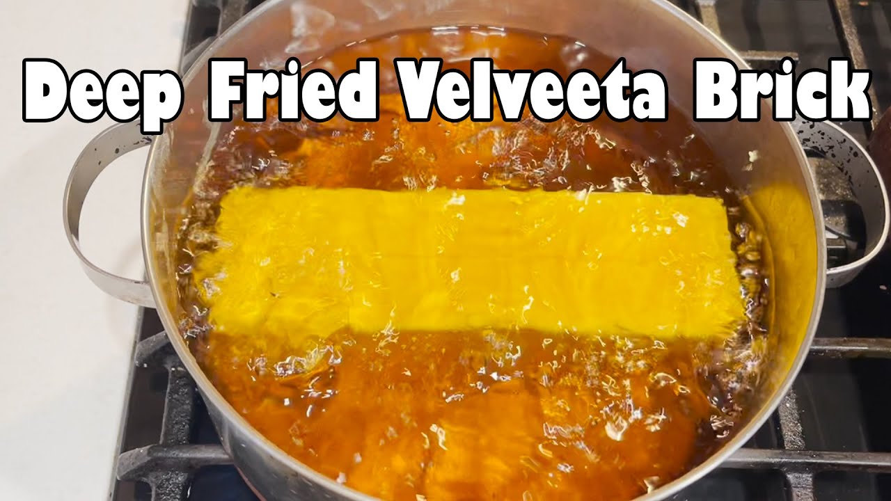 Жареный во фритюре брусок сыра Velveeta весом 2 фунта