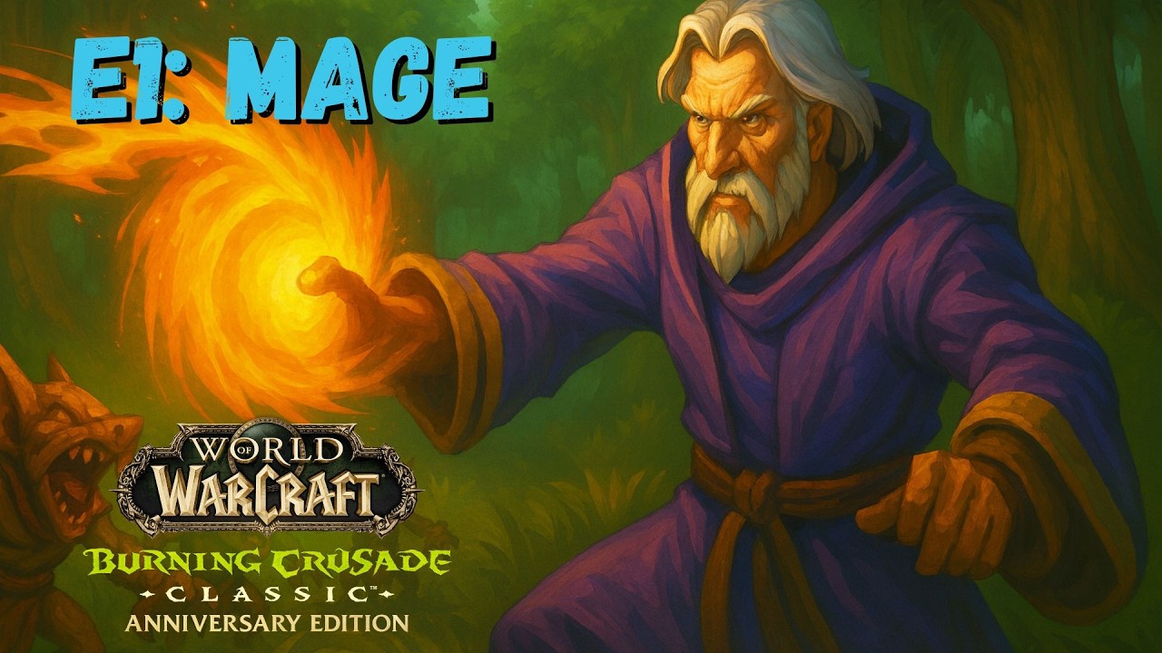World of Warcraft: TBC Classic Anniversary Edition | Episode 1 - Human Mage: Chill Leveling Series