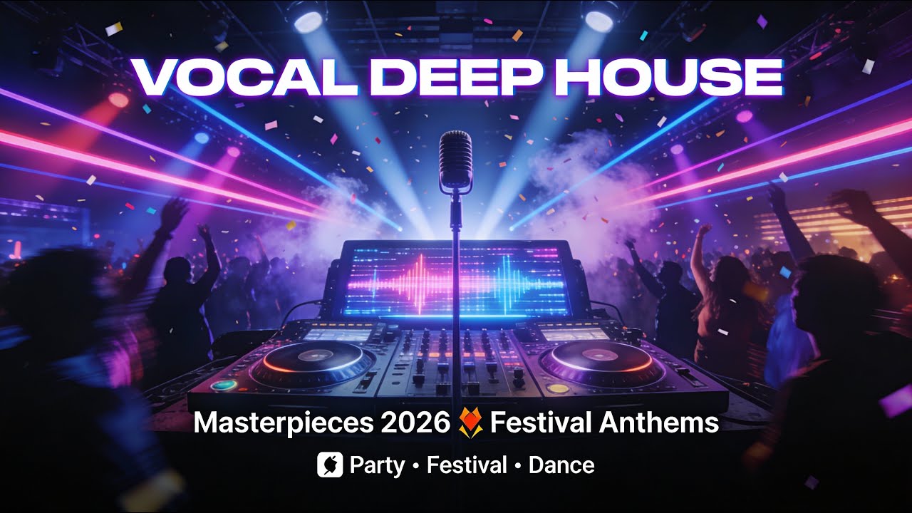 Vocal House Party Mix 2026 - Festival Anthems & Deep House Bangers - Best Vocal House Masterpieces