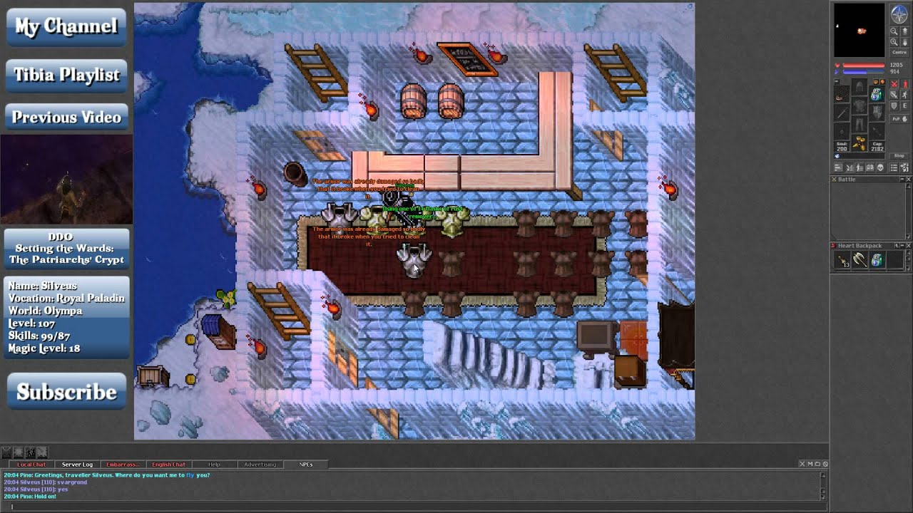 Let's Play Tibia: 20 Rare Rusty Armors. (ENG)