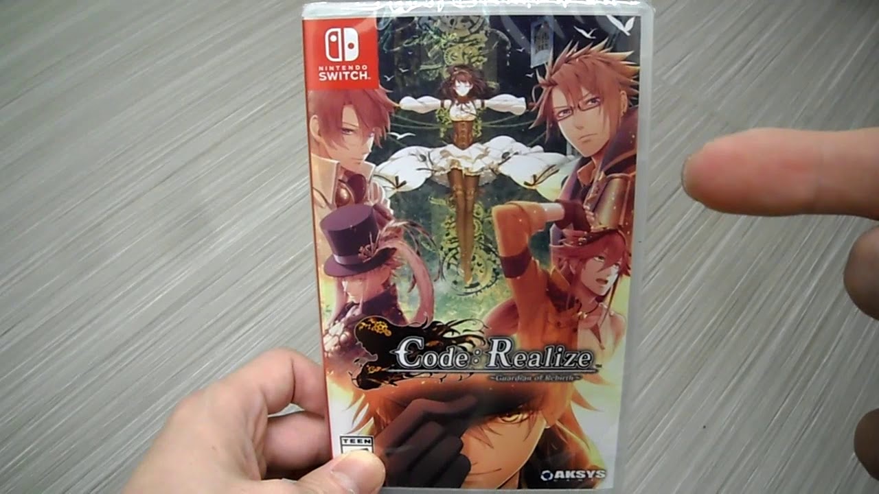 Unboxing Code Realize Guardian of Rebirth Aksys Games Nintendo Switch