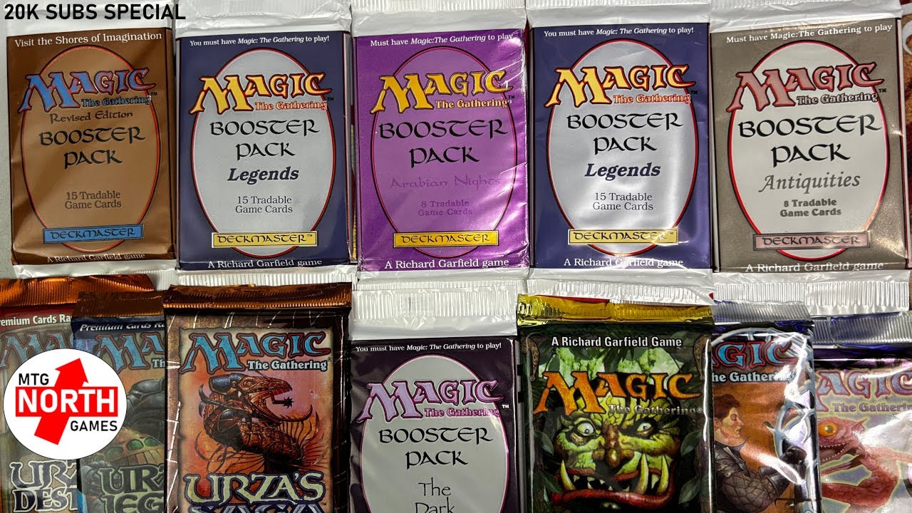 HUGE Arabian Nights to Lorwyn MTG Pack Opening! 20k Subscriber Special