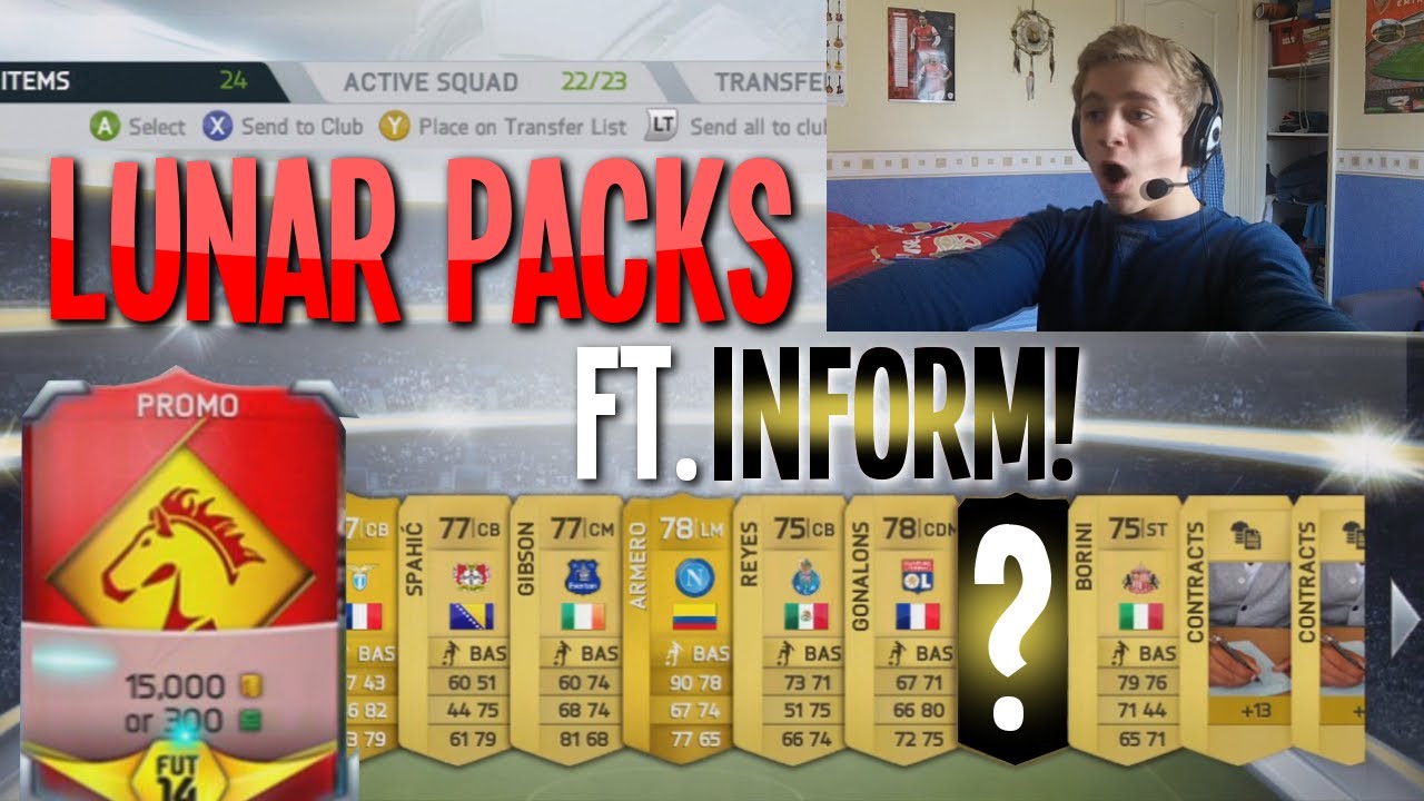 FIFA 14 - Lunar 15k Packs ft. INFORM!