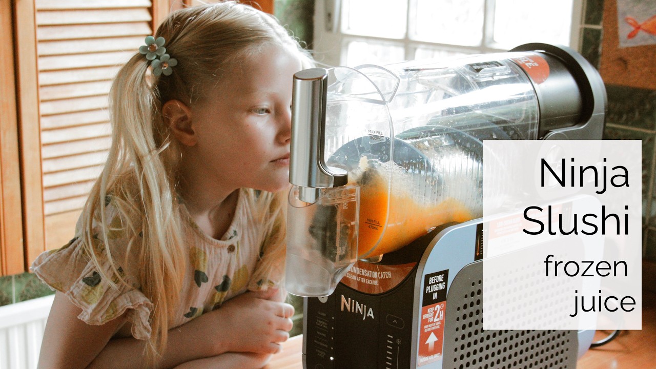 Frozen Juice recipe, so easy my daughter makes it! Using Ninja Slushi Machine