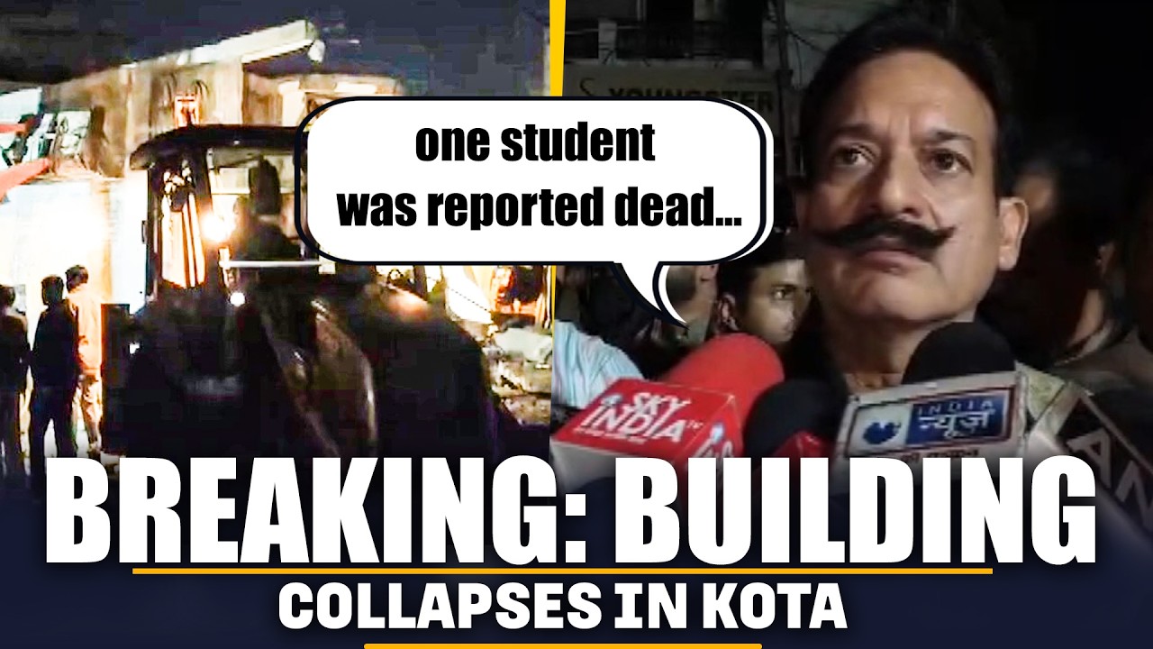 Breaking: Building collapses in Rajasthan’s Kota; people feared trapped, rescue operations underway