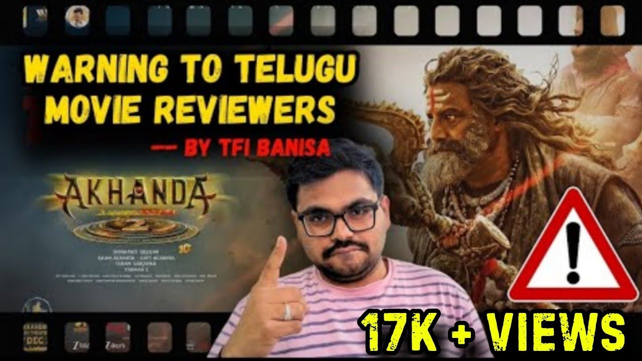 Warning to telugu movie reviewers .... #akhanda2 #balayya  #telugumovie #tfi #nandamuribalakrishna