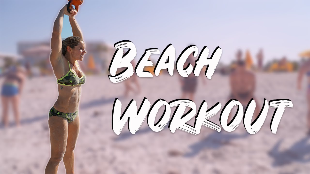 Beach Workout | Vlog |  Sarah Grace Fitness