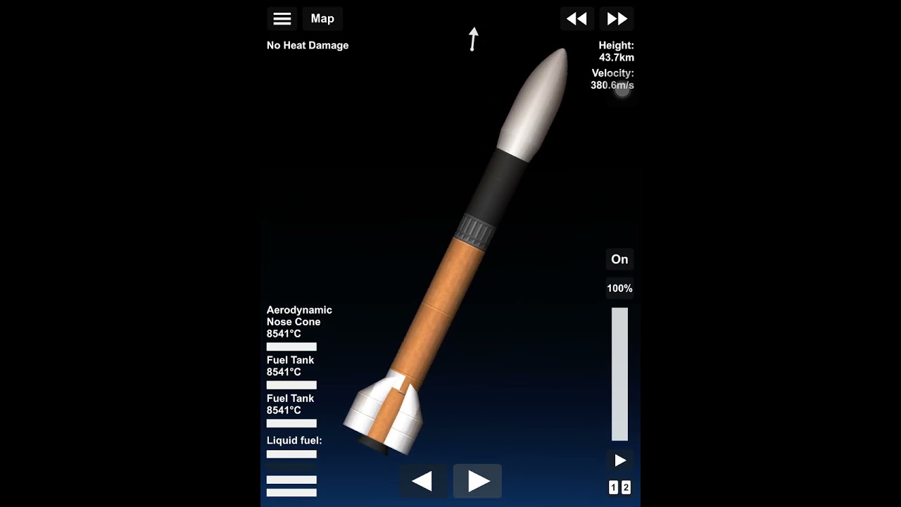 trying to make a working ss 520 in sfs #sfs #spaceflightsimulator 