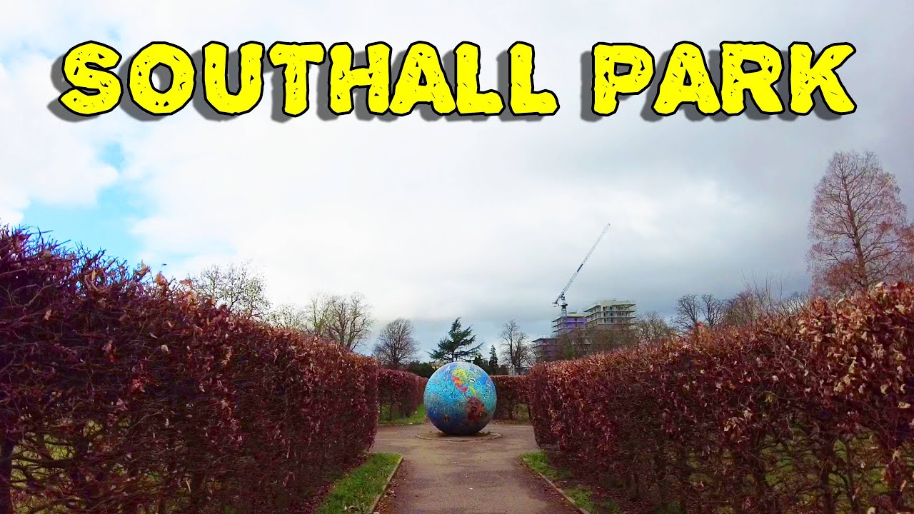 Join me for a stroll in Southall Park - a hidden gem in London! |Southall West London (4K)