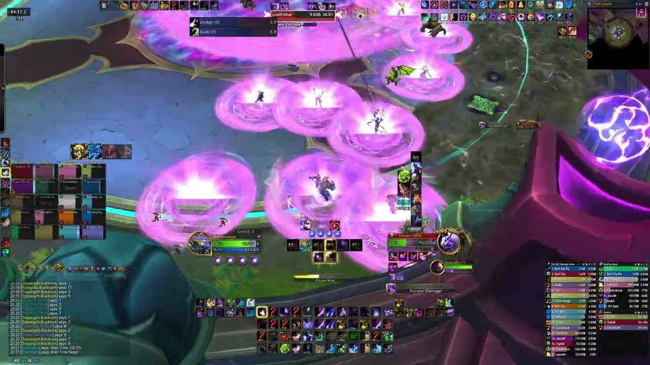 Loom'ithar Mythic First Kill - Arcane Mage PoV