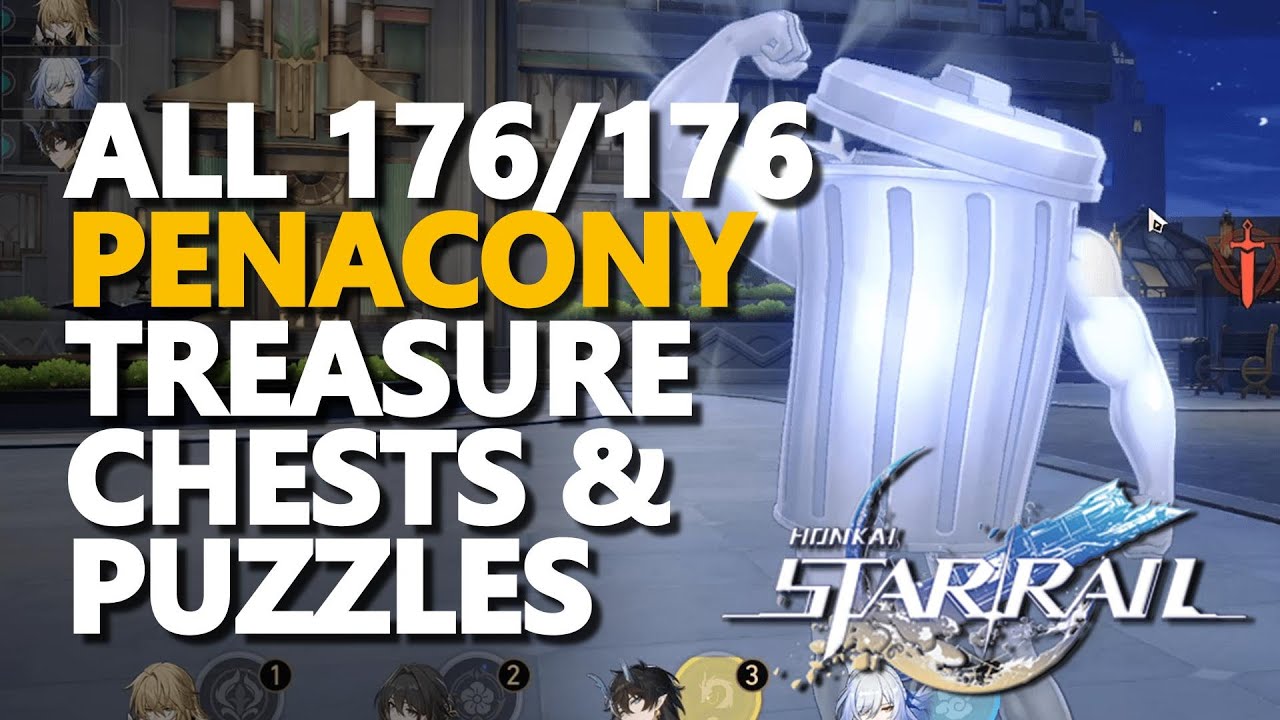All Penacony Treasure Chests & Puzzles Honkai Star Rail