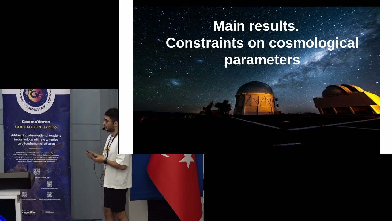 CosmoVerse@Istanbul: Juan Mena-Fernandez: Implications from the Dark Energy Survey BAO and SN data