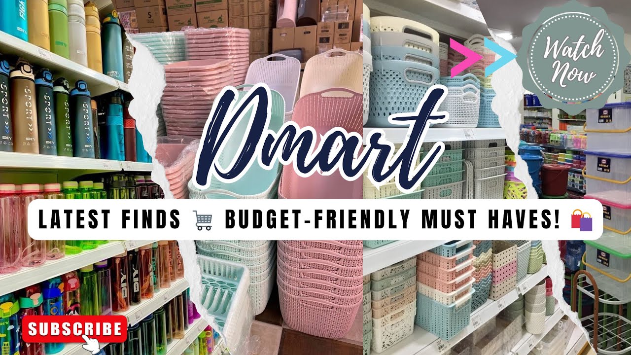 Dmart Latest Finds 🛒 | New Budget-Friendly Home & Kitchen Products | Shopping Haul 🛍️#dmartsale
