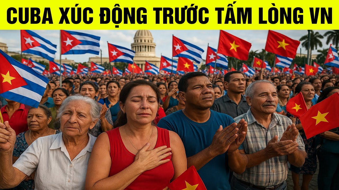 Người dân Cuba xúc động cảm ơn khi được Việt Nam quyên góp tiền hỗ trợ
