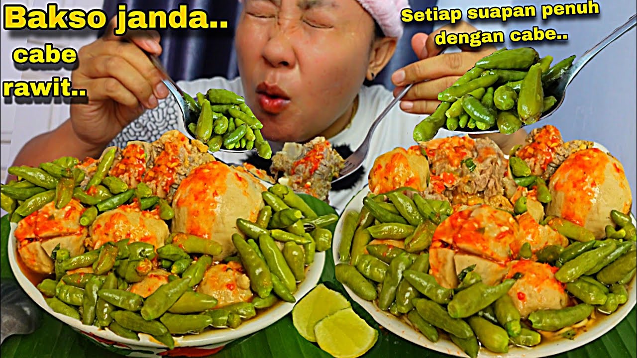 SETIAP SUAPAN PENUH DENGAN CABE 🔥‼️BAKSO JANDA CABE RAWIT 🥵