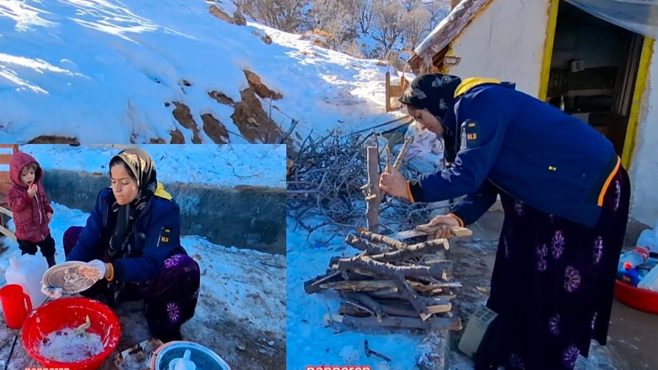 The hardships of a nomadic mother in a cold, bone-chilling mountain