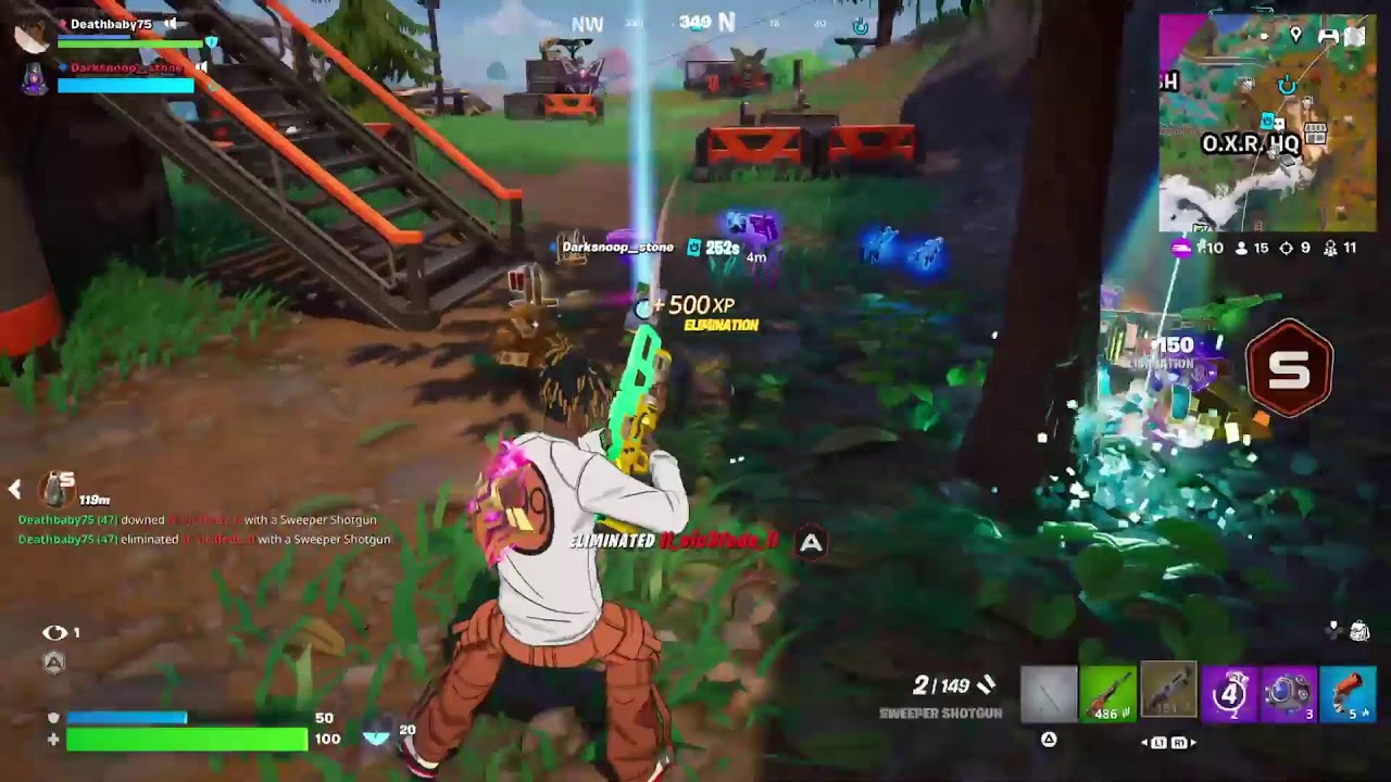 Fortnite with the fam