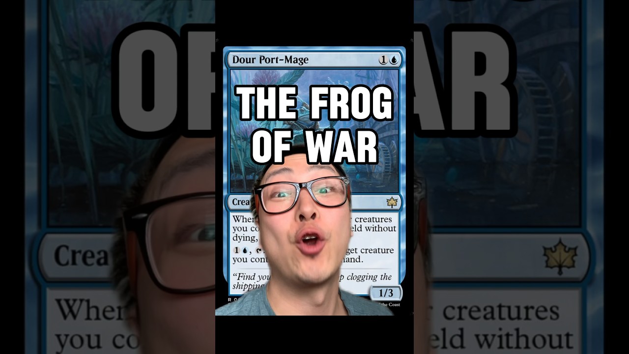 😍 HOPPED UP frog draws cards #MTG