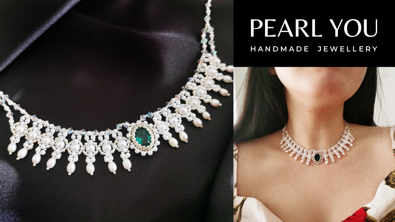 2024 Jewellery Design Beaded Pearl Necklace Making Tutorial, Seed Beads Necklace Design by PEARL YOU