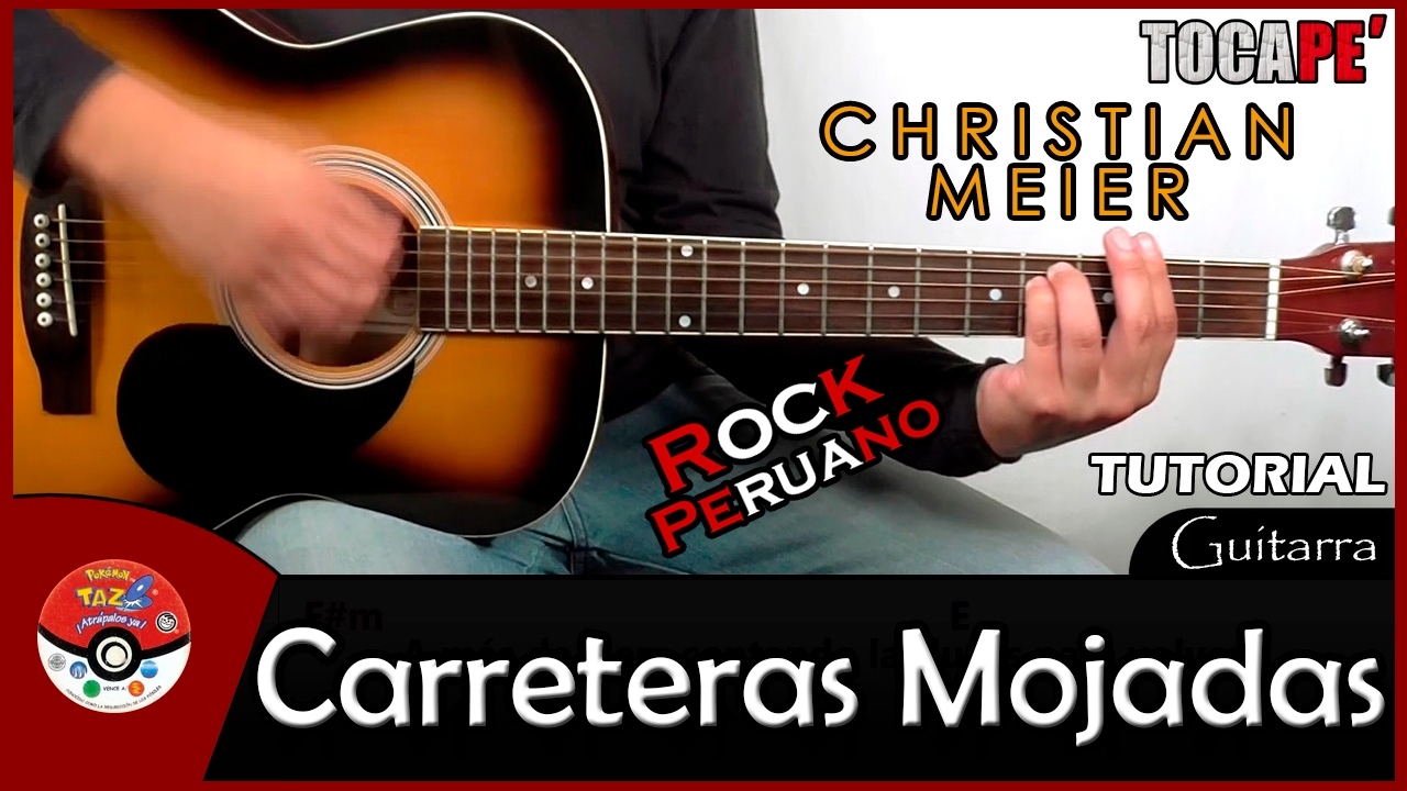 Cómo tocar Carreteras Mojadas de Christian Meier - Tutorial para Guitarra 🎸