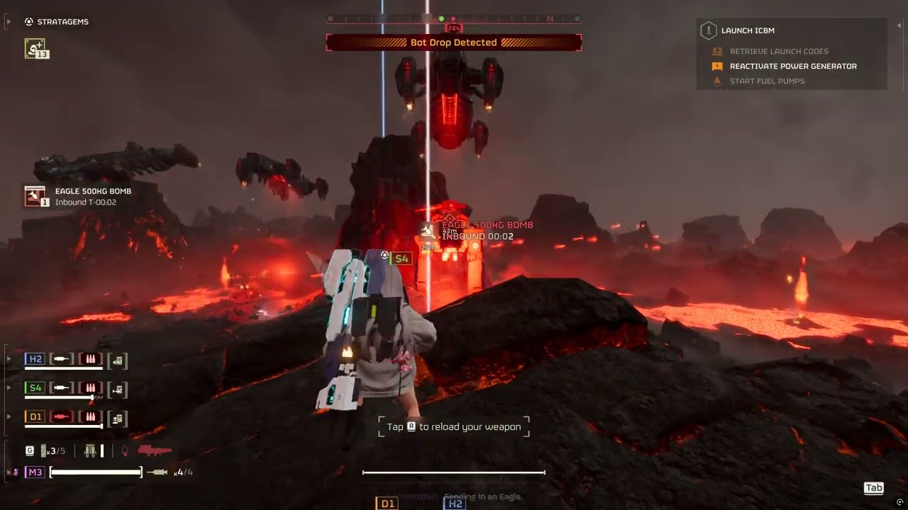 HELLDIVERS 2 Tololo Sailor mini Turret caught me