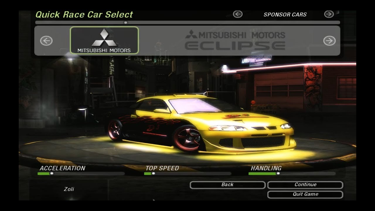 Need For Speed Underground 2 - All Official & Bonus Cars