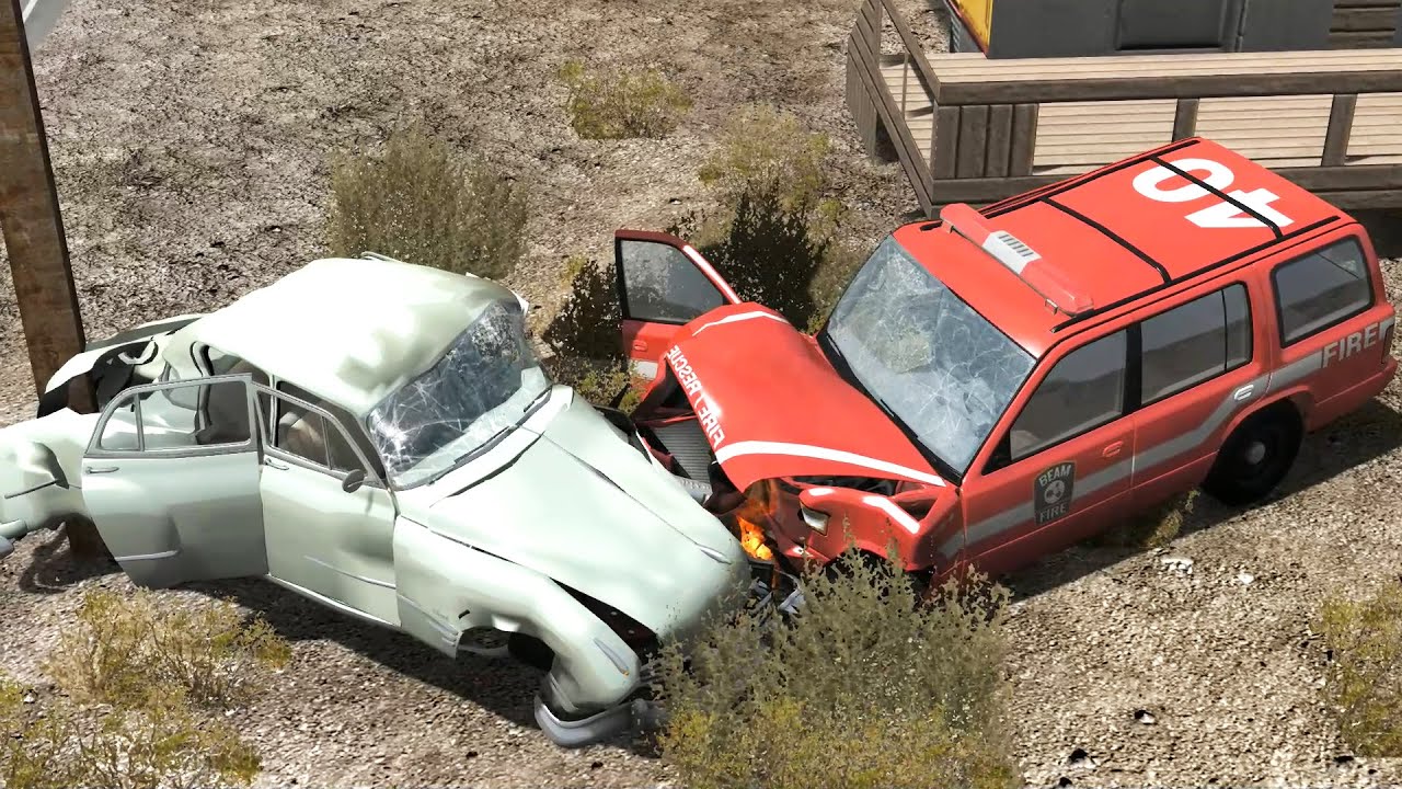 BeamNG Drive High Speed Crashes #15