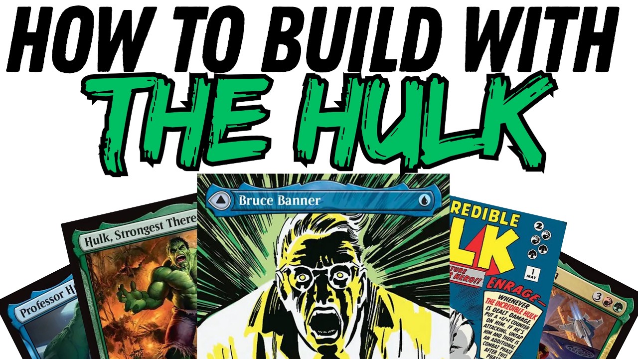 4 POWERFUL Hulk and Bruce Banner Commander Decks: EDH Deckbuilding w/ Marvel Superheroes